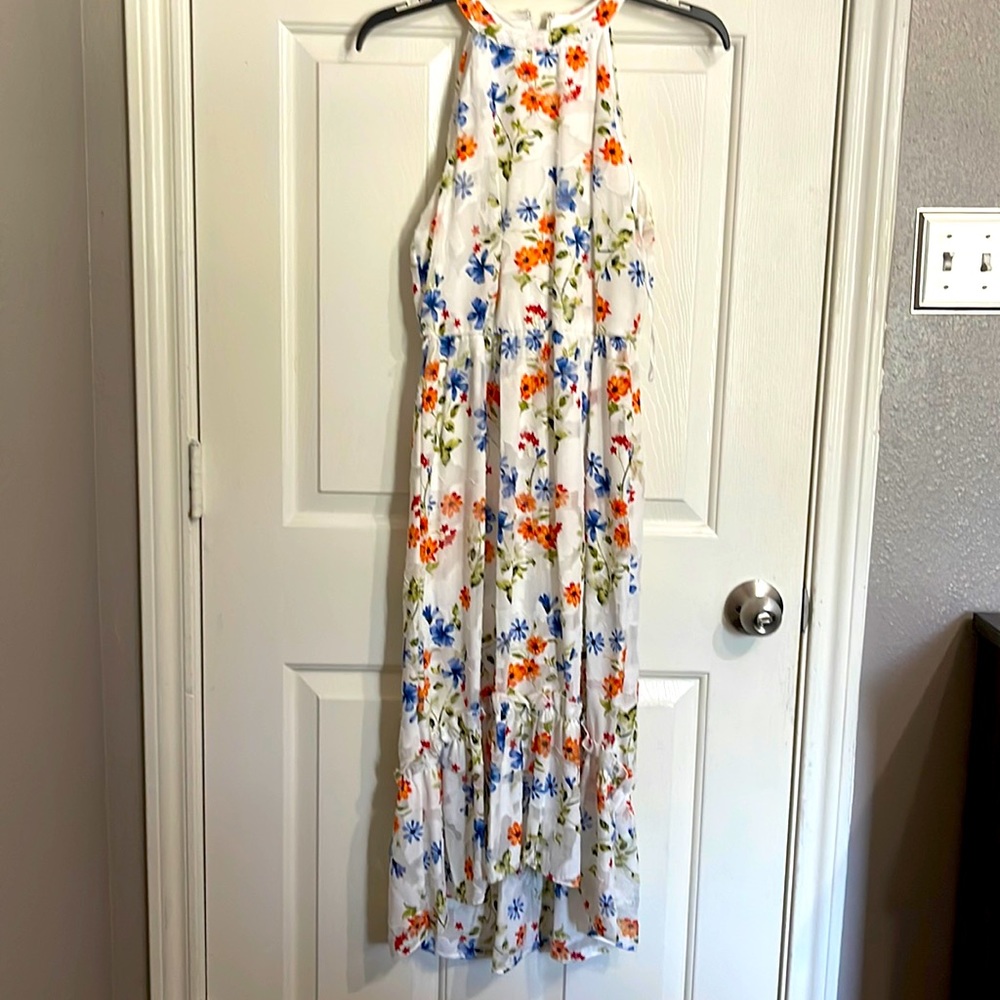 Elle Halter Neck High Low Dress